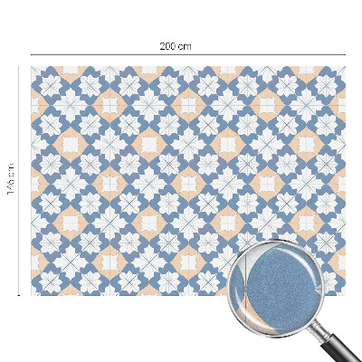 Sticker fenêtre vitrail adhésif Motifs symétriques