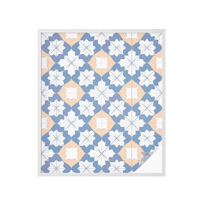 Sticker fenêtre vitrail adhésif Motifs symétriques