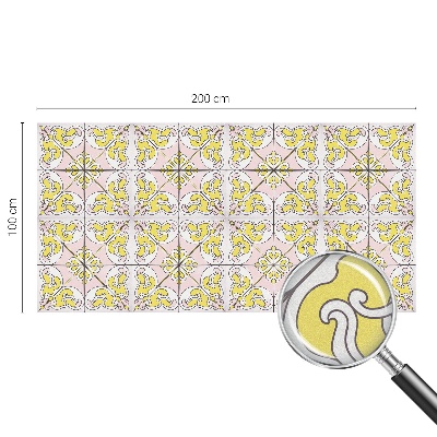 Brise-vue pour fenêtre Fleurs abstraites