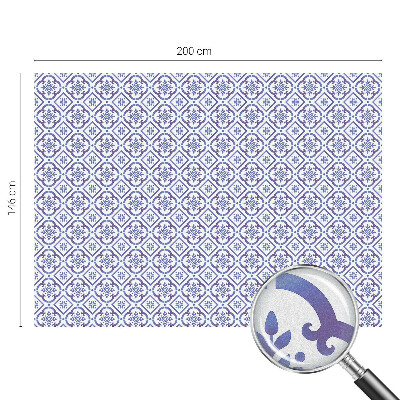 Film occultant pour fenêtre Carreaux bleus