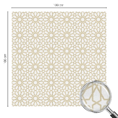 Film solaire fenêtre décoratif aspect vitrail Motifs géométriques