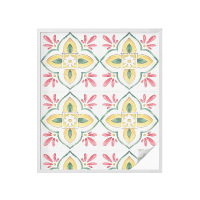 Brise-vue pour fenêtre ornement floral