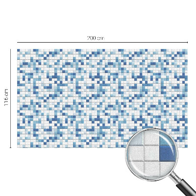 Film solaire fenêtre décoratif aspect vitrail Jeu de tuiles
