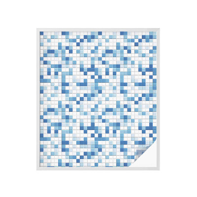 Film solaire fenêtre décoratif aspect vitrail Jeu de tuiles