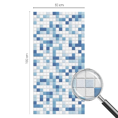 Film solaire fenêtre décoratif aspect vitrail Jeu de tuiles