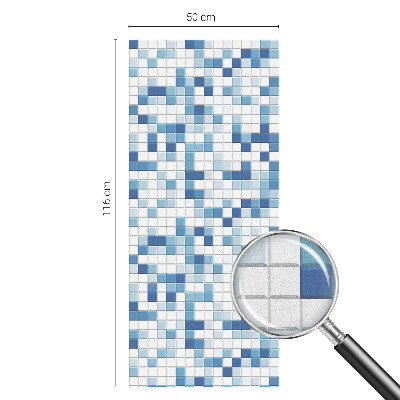 Film solaire fenêtre décoratif aspect vitrail Jeu de tuiles