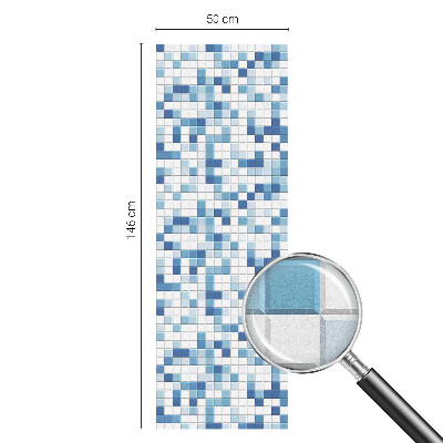 Film solaire fenêtre décoratif aspect vitrail Jeu de tuiles