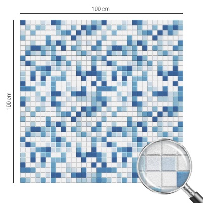 Film solaire fenêtre décoratif aspect vitrail Jeu de tuiles