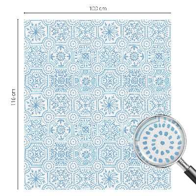 Film occultant pour fenêtre Carreaux bleus