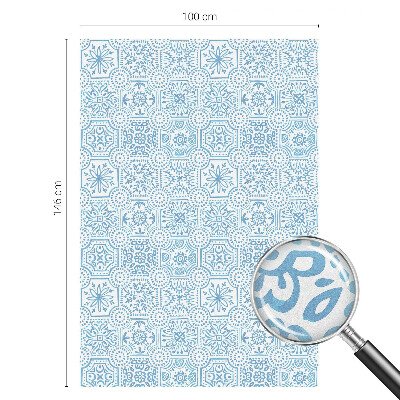 Film occultant pour fenêtre Carreaux bleus