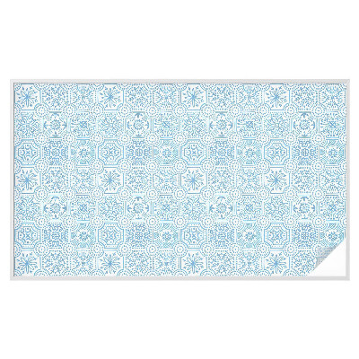 Film occultant pour fenêtre Carreaux bleus