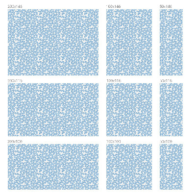 Brise-vue pour fenêtre Motifs géométriques