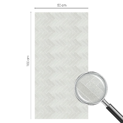 Brise-vue pour fenêtre chevrons gris