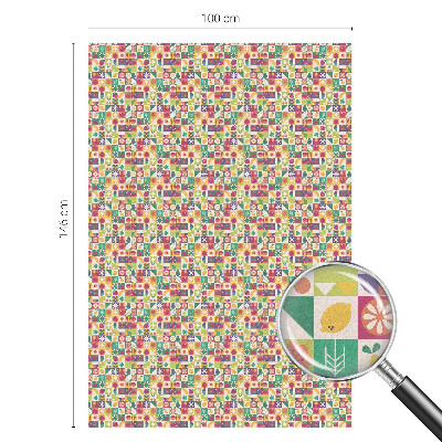 Film occultant pour fenêtre abstraction colorée