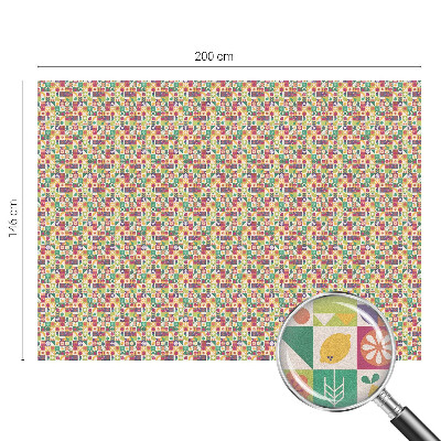 Film occultant pour fenêtre abstraction colorée