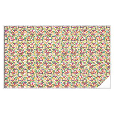 Film occultant pour fenêtre abstraction colorée