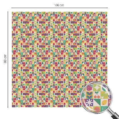 Film occultant pour fenêtre abstraction colorée