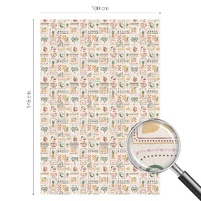 Sticker fenêtre vitrail adhésif Motifs folkloriques