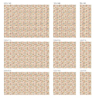 Sticker fenêtre vitrail adhésif Motifs folkloriques