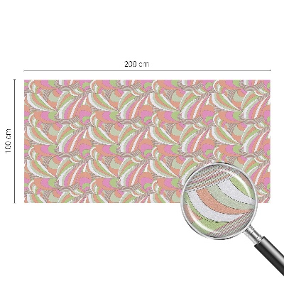 Film solaire fenêtre décoratif aspect vitrail Zigzag coloré