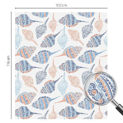 Film occultant pour fenêtre Coquillages