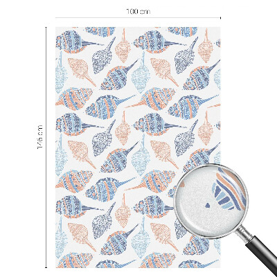 Film occultant pour fenêtre Coquillages