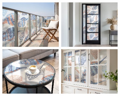 Film occultant pour fenêtre Coquillages