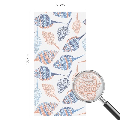 Film occultant pour fenêtre Coquillages