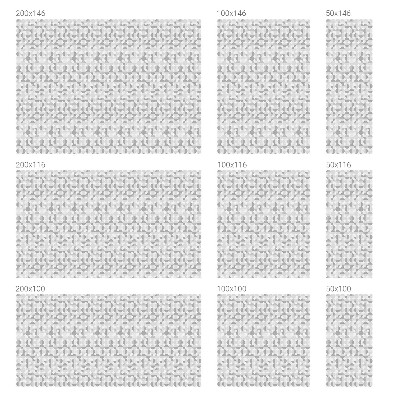 Brise-vue pour fenêtre Motifs géométriques