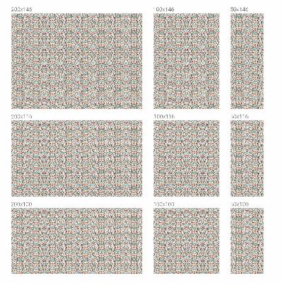 Brise-vue pour fenêtre feuilles de renard