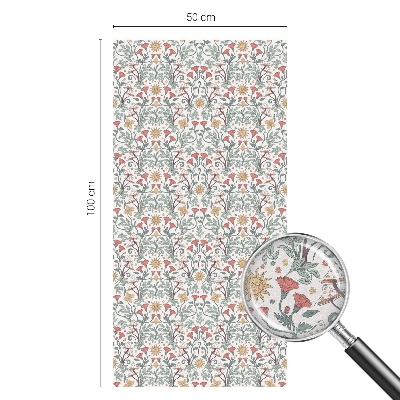 Brise-vue pour fenêtre feuilles de renard