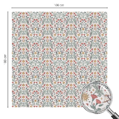 Brise-vue pour fenêtre feuilles de renard