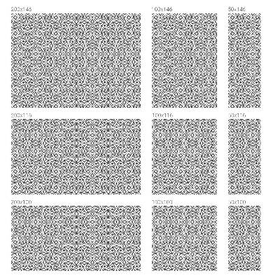 Film solaire fenêtre décoratif aspect vitrail demi-cercles géométriques