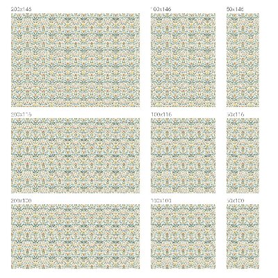 Sticker fenêtre vitrail adhésif symétrie florale