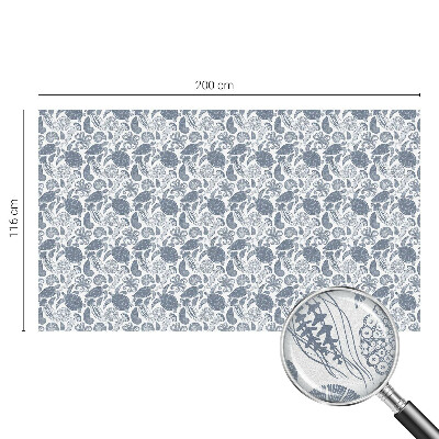 Film solaire fenêtre décoratif aspect vitrail vie marine