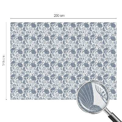 Film solaire fenêtre décoratif aspect vitrail vie marine