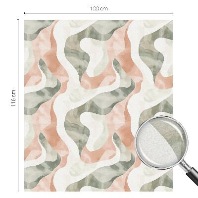 Film occultant pour fenêtre Vagues colorées