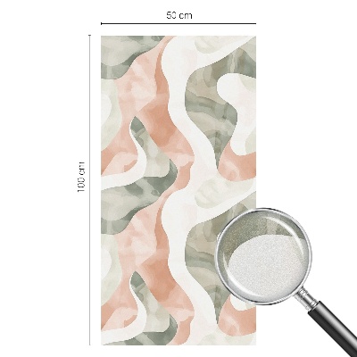 Film occultant pour fenêtre Vagues colorées