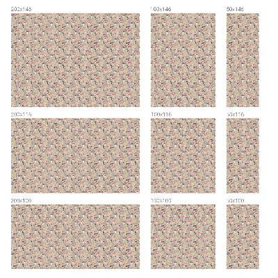 Brise-vue pour fenêtre Motif forestier