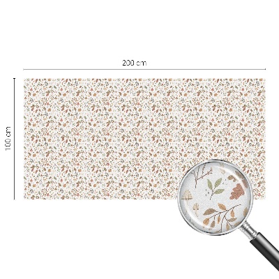 Film adhésif pour vitrage dépoli vitrail Motifs d'automne