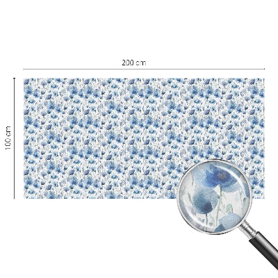 Brise-vue pour fenêtre Fleurs à l'aquarelle