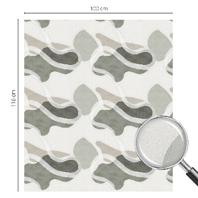 Film occultant pour fenêtre Motif organique