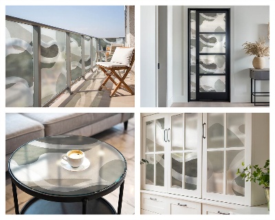 Film occultant pour fenêtre Motif organique