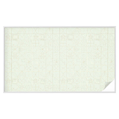 Film solaire fenêtre décoratif aspect vitrail Mosaïque géométrique