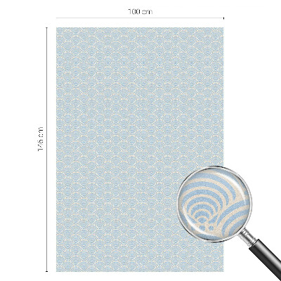 Film occultant pour fenêtre vagues japonaises