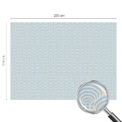 Film occultant pour fenêtre vagues japonaises