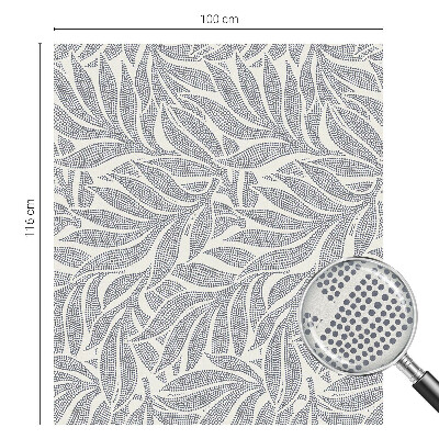 Film solaire fenêtre décoratif aspect vitrail Chute des feuilles