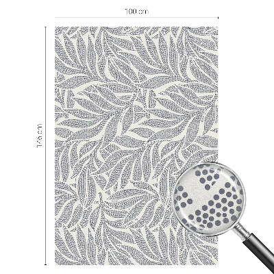 Film solaire fenêtre décoratif aspect vitrail Chute des feuilles