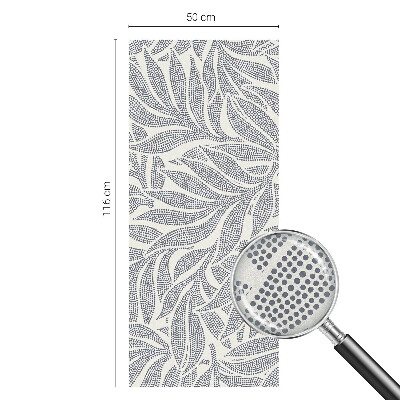 Film solaire fenêtre décoratif aspect vitrail Chute des feuilles