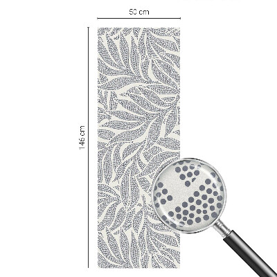 Film solaire fenêtre décoratif aspect vitrail Chute des feuilles